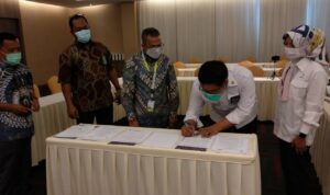 BTN TESSO NILO LAKSANAKAN PENANDATANGANAN PERJANJIAN KERJA SAMA PENGUATAN FUNGSI KAWASAN MELALUI REHABILITASI DAS BERSAMA BOB PT. BUMI SIAK PUSAKO-PERTAMINA HULU DI KAWASAN TN TESSO NILO