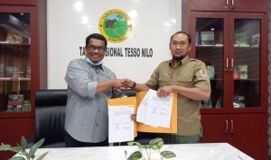 PENANDATANGAN RKT KE-5 TAMAN NASIONAL TESSO NILO DAN YAYASAN TAMAN NASIONAL TESSO NILO