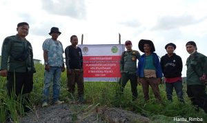 LAKSANAKAN PATROLI RUTIN, PETUGAS SPTN WILAYAH II TANGANI KLAIM KEPEMILIKAN LAHAN