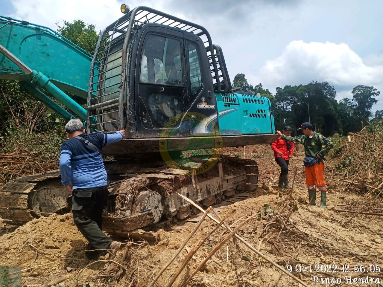 PIKET JAGA KAWASAN TN TESSO NILO, PETUGAS BERANTAS TIPIHUT