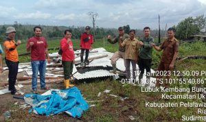 TAK INDAHKAN PERINGATAN PETUGAS, PONDOK PERAMBAH DIMUSNAHKAN