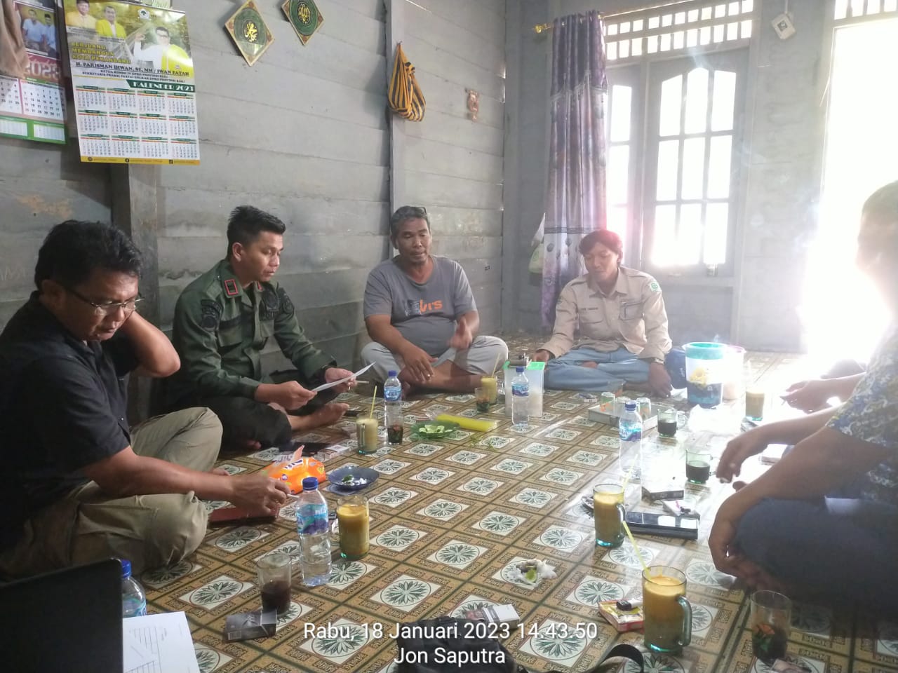 TIM PIKET PENJAGAAN KAWASAN HIMBAU MASYARAKAT TIDAK LAKUKAN TIPIHUT