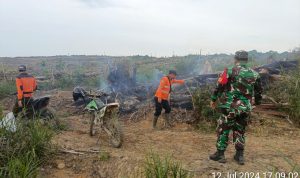 Sukses Pemadaman Kebakaran di Air Sawan: Kolaborasi Tim Penyelamat dari Manggala Agni SPTN Wilayah I Lubuk Kembang Bunga
